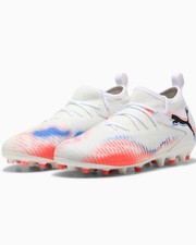  Scarpe Calcio Ragazzo Bambino Puma Bianco Future 8 Match MG MultiGround 