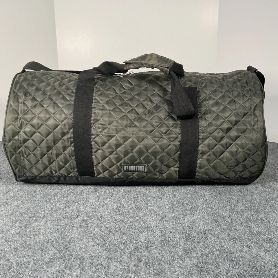 Bolso de Lona Puma Unisex Grande Acolchado Verde Oliva Viaje Gimnasio Fin de Semana Hombro Foto 3 de 4