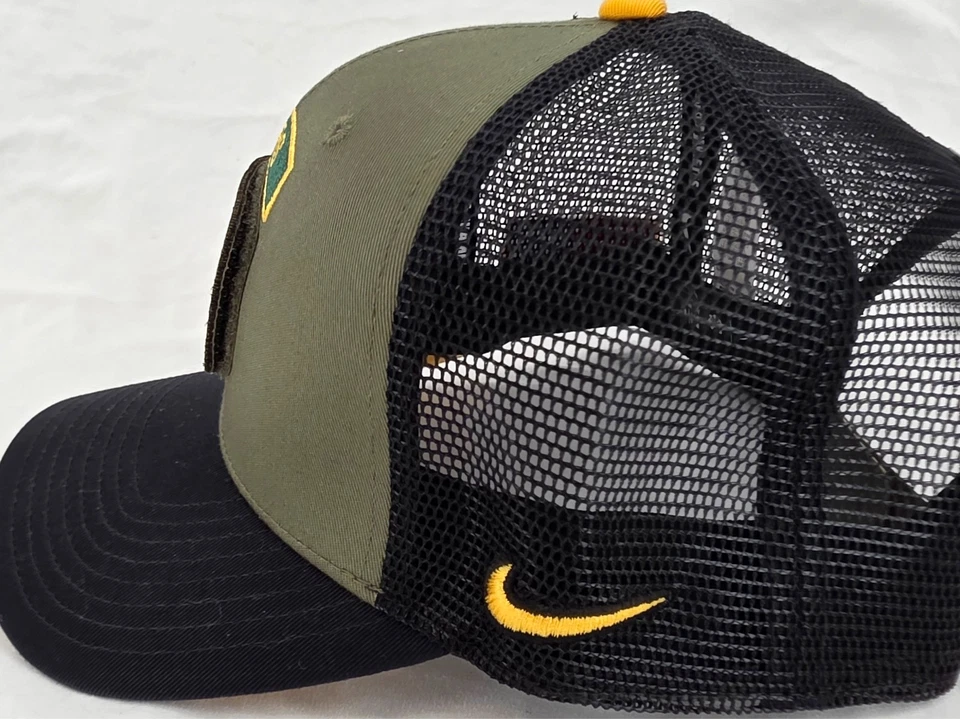 NOVO Boné Baylor BU Bears Verde Nike Militar Snapback Caminhoneiro Adulto M/G - Imagem 2 de 4