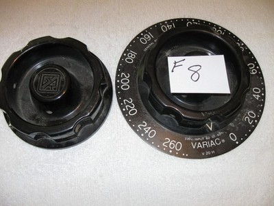 TWO General Radio Variac Bakelite Knobs