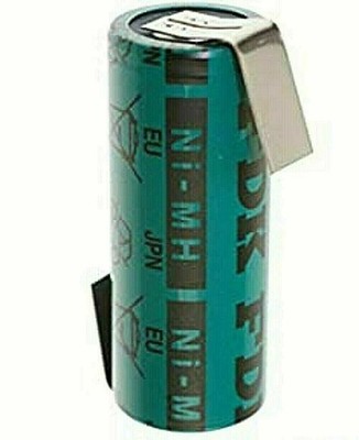 FDK / Sanyo Akku 1,2 V 2700 mAh  A Zelle  NiMh 17 mm x 50 mm mit Lötfahne U