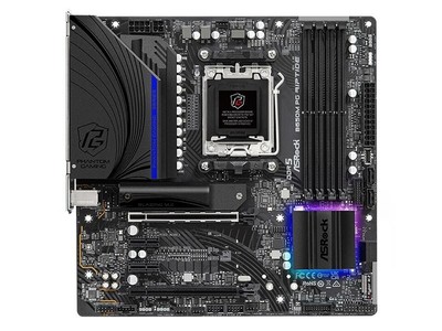 Asrock B650M PG Riptide AMD B650 Socket AM5 MicroATX Motherboard Used