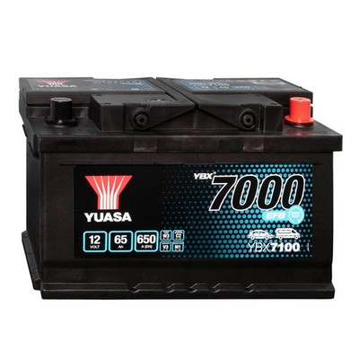 Yuasa 65Ah Autobatterie 12V YBX7100 EFB Start-Stop Starterbatterie 75Ah 85Ah