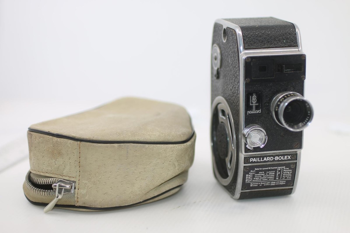 Vintage Paillard-Bolex 8mm Movie Camera w/ Yvar 12.5mm Lens