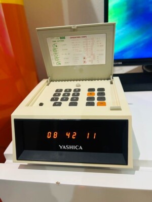 70s レアyashica digital calculator clock 70s Yashica Digital Calculator Clock Vintage LED Desk Clock