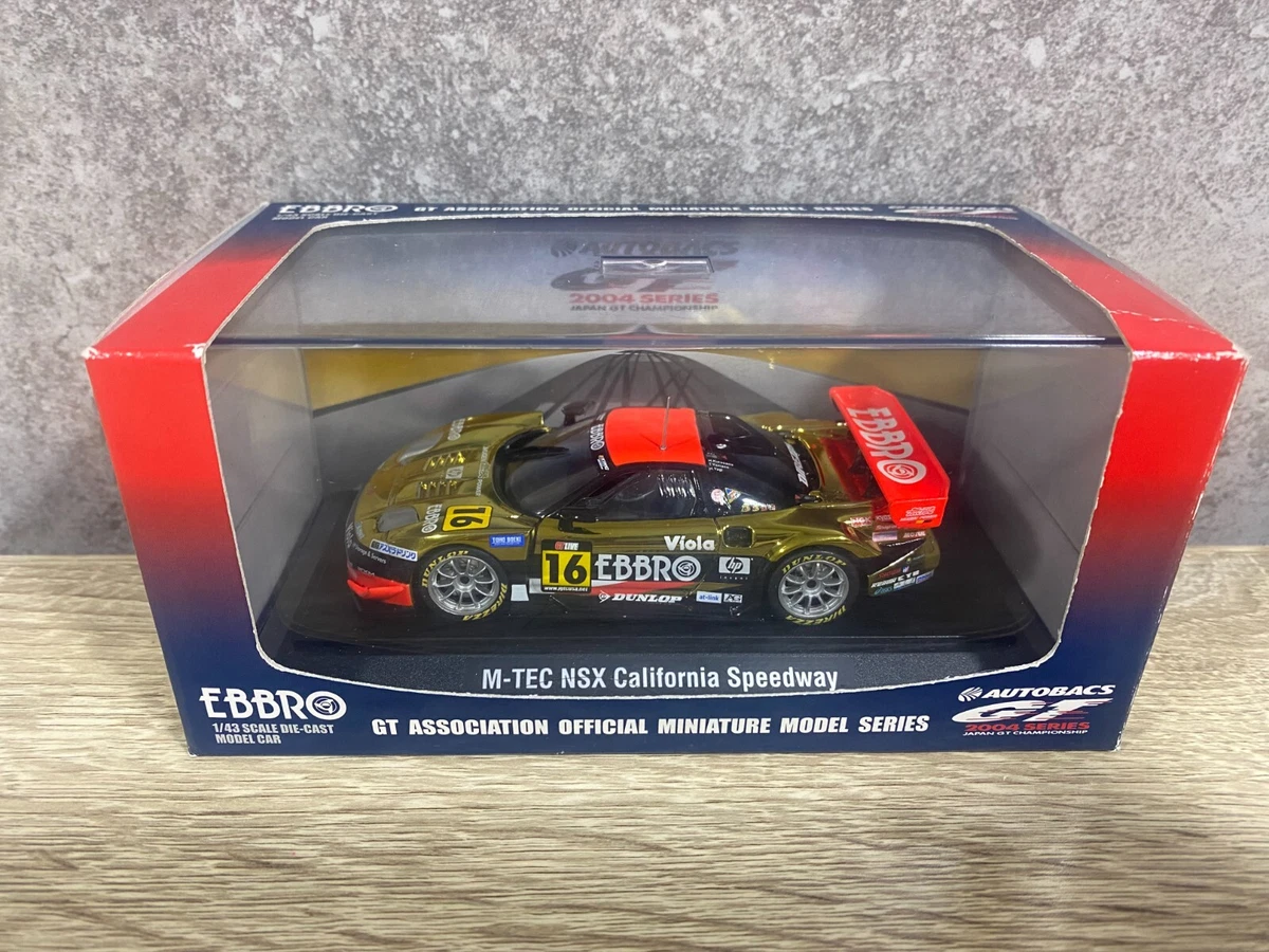 RARE 1/43 EBBRO 670 JGTC 2004 M-TEC NSX ALL Star GOLD #16 From JAPAN F/S