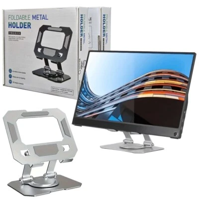 4-13″ 360 Rotate Aluminum Metal Desk Tablet iPad Mobile Desk Mount Holder Stand - image 1 of 4