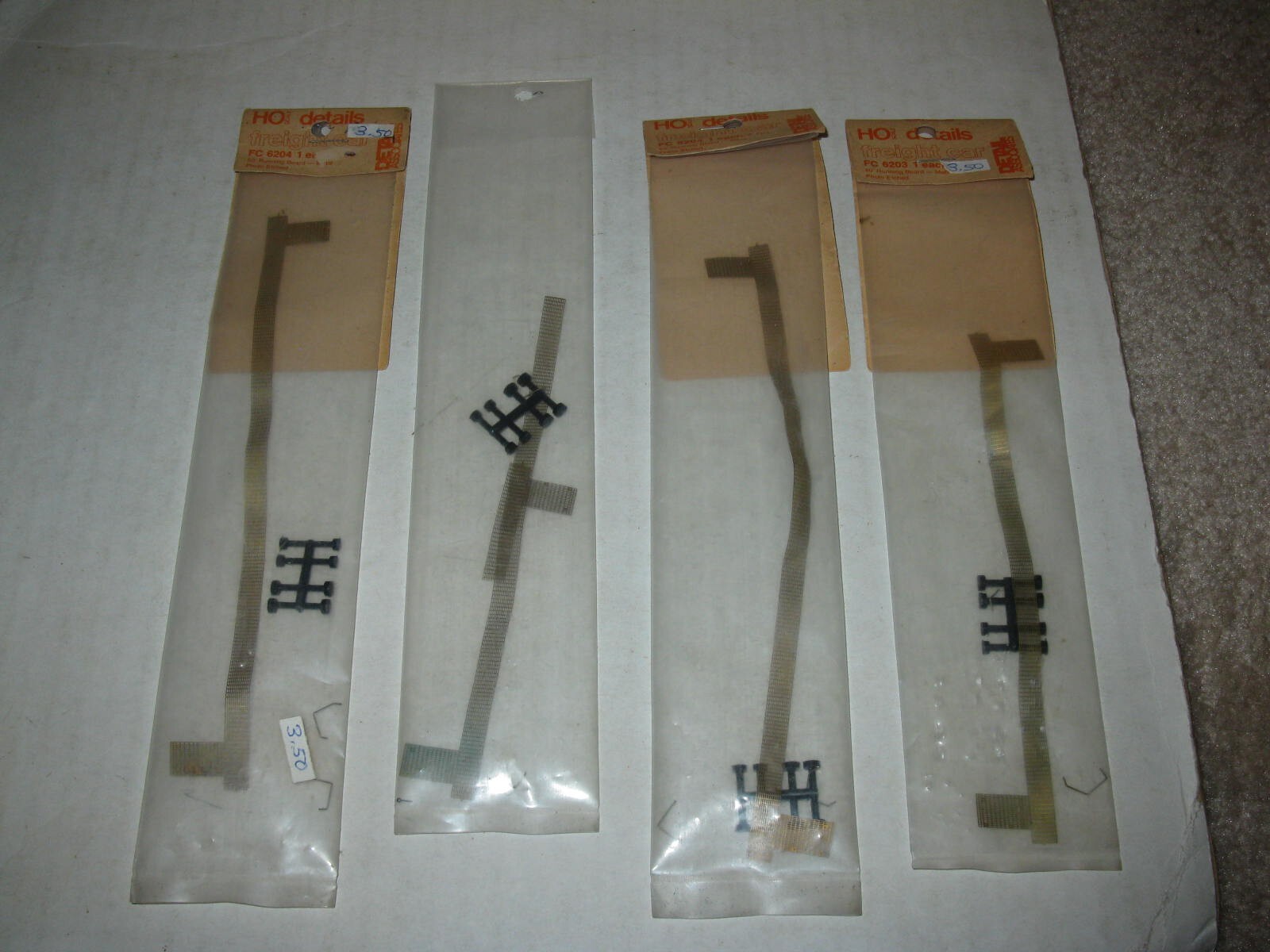 4 NEW DETAIL ASSOCIATES BRASS BOXCAR RUNNING BOARDS eBay