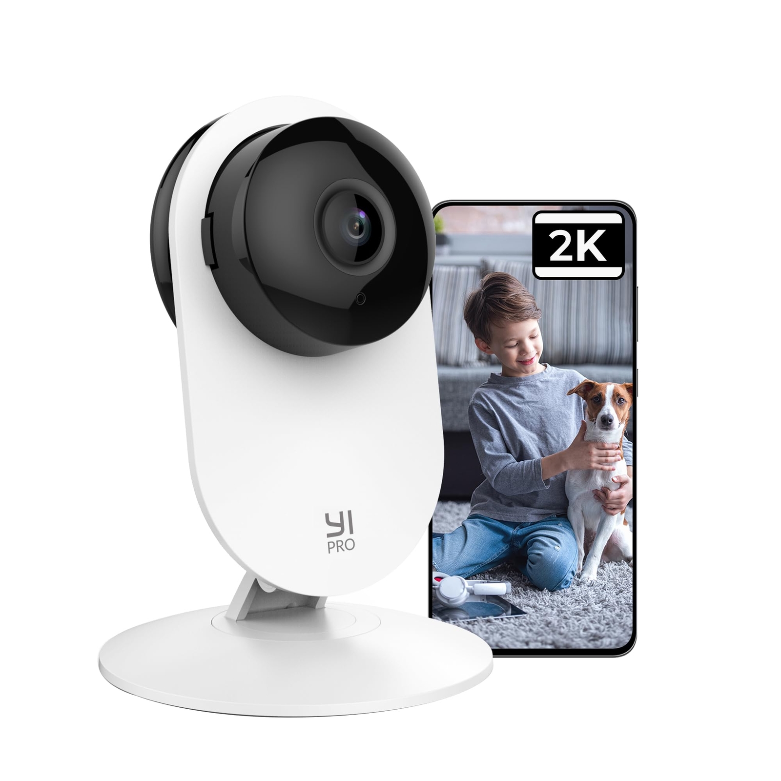 YI Pro 2K Telecamera Wi-Fi Interno Home Camera 2.4Ghz Rilevamento Intelligente p