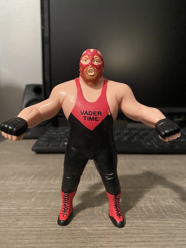 WWF Just Toys Bend Ems Vader Wrestling Figure WWE ...