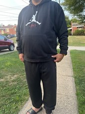 Air Jordan Men  s Full Sweatsuit Flight 2XL New