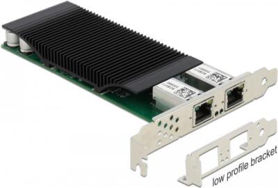 Externer Anschluss 2 x Gigabit LAN RJ45 Buchse mit Schraubanschluss intern 1 x PCI