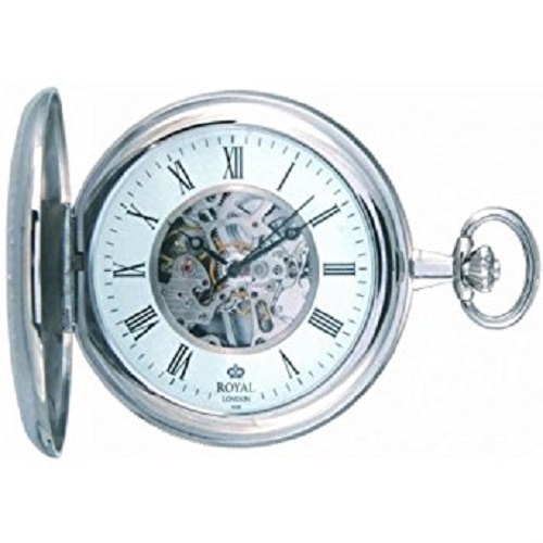 Orologio Royal London Meccanico Acciaio Tascabile Uomo 9005-01 | eBay