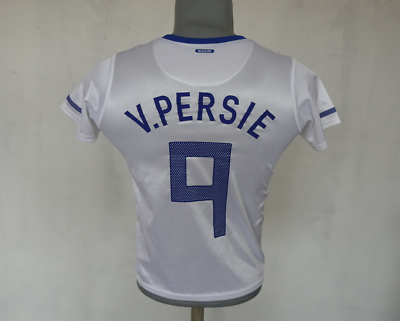 Netherlands 2010 Away Jersey #9 Van Persie Nike White Shirt Size