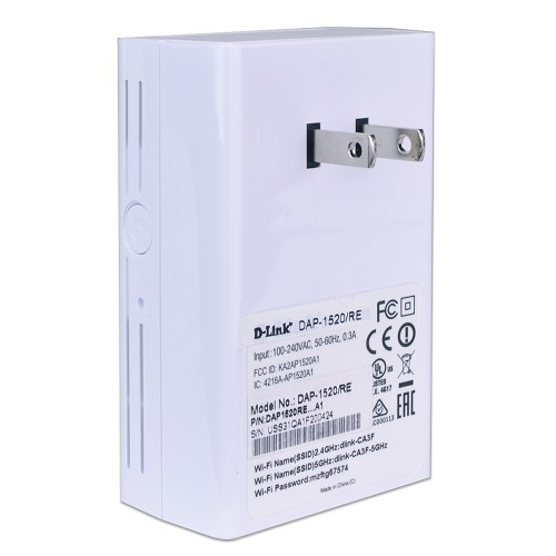 D-Link DAP-1520 Wireless AC 750 Access Point Range Extender WiFi Signal Repeater