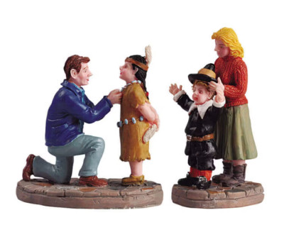 Lemax Christmas & Holidays THANKSGIVING PLAYERS #52114   RETIRED   NEW RARE!