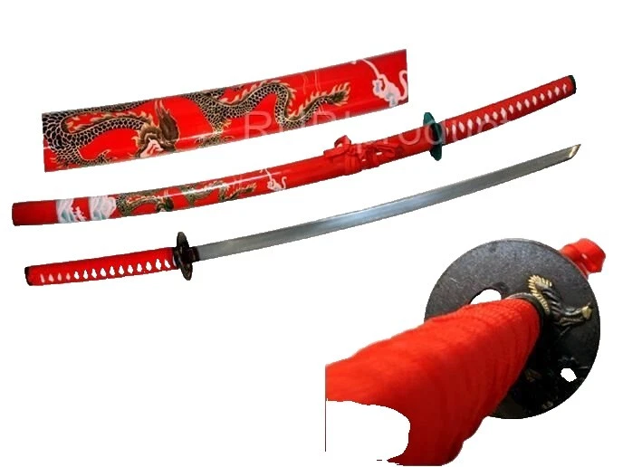 Cord Wrapped Handle Half Collectible Japanese Swords & Sabers