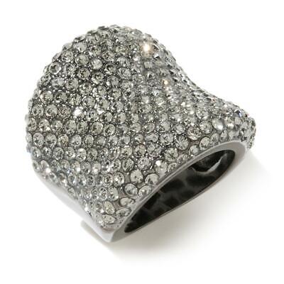 Joan Boyce Champagne Crystal Ring Size 7 
