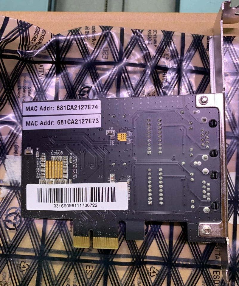 2-Port Gigabit Ethernet PCIe Card - RNG-407-Dual V2 - Image 2 of 4