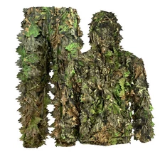 Titan 3D Leafy suit in Mossy Oak Obsession, and Greenleaf