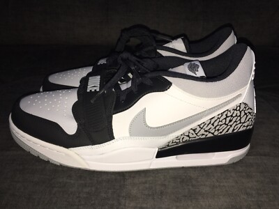 Nike Air Jordan Legacy 312 Low Shoes Cement White Black CD7069-105 Men's Sz 11.5