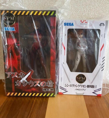 Figurine SPM Asuka Langley – Rebuild Of Evangelion, Avec Lance De Cassius, SEGA
