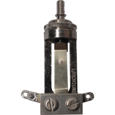 Pickup Selector Switch, Switchcraft, for Gibson , Straight, Color: Nickel