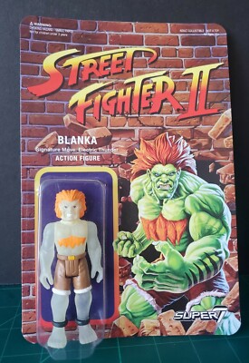 Street Fighter II Blanka Super 7 figure-Glow in the Dark (Brand New)(Exclusive)