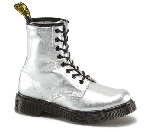 248 - Dr. Martens 1460 stivaletto anfibio donna in pelle smooth nera con 8  buchi - Dr. Martens