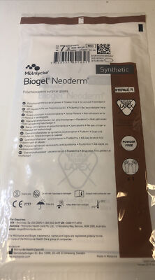 10 PC Gloves Biogel Neoderm Sterile Latex Free Powder Free Gloves Size 