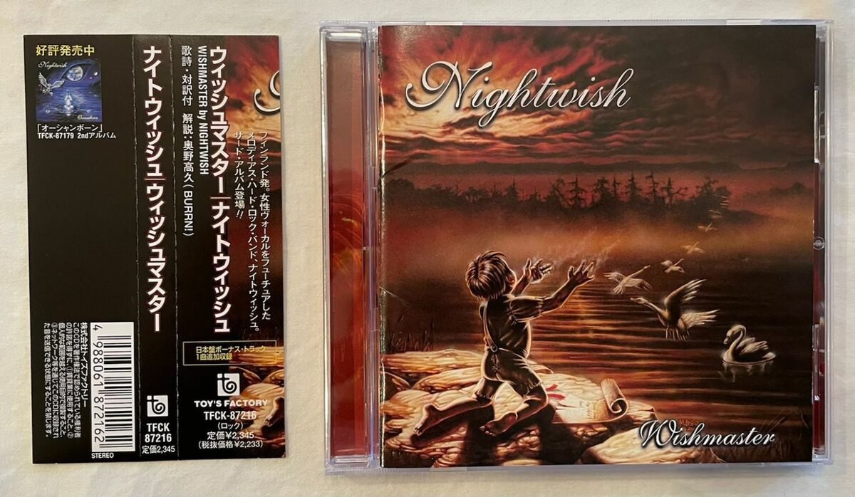 Nightwish - Wishmaster + 1 Bonus Track (Japan First Press CD w/OBI)  TFCK-87216