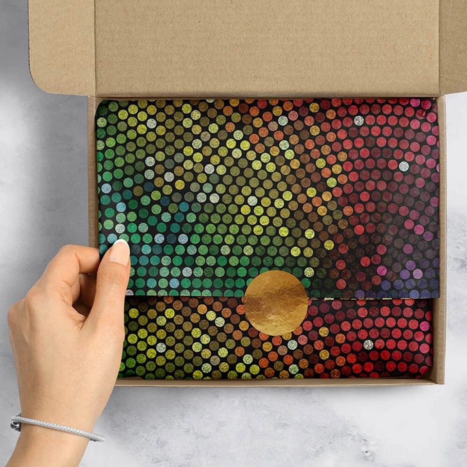 Hojas de papel de seda de diseño PARTY AT THE DISCO elige el tamaño y el monto del paquete Foto 4 de 4