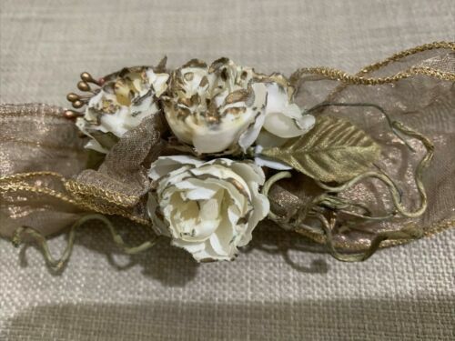 Kirks Folly Silver Tone Filigree Flower Hair Barrette RARE  display picture 1