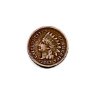 1863 INDIAN HEAD CENT *FINE* COPPER-NICKEL CIVIL WAR PENNY