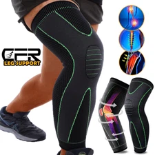 Compression Thigh Sleeve Leg Sock Knee High Brace Support Pain Relief Men Women