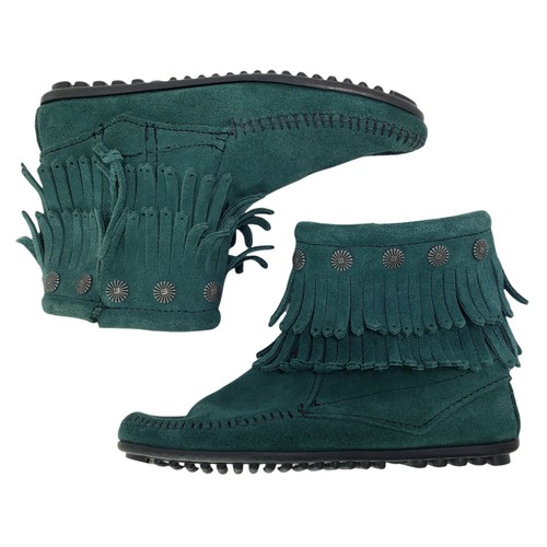 Minnetonka Double Fringe Size 5 Hunter 