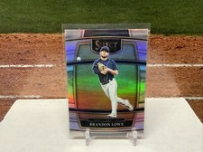2022 Panini Select Concourse Holo Silver Prizm Brandon Lowe #33 Rays
