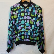 S.l.b. 100% Silk Polka Dot Jacket