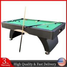 7ft Pool Table Billiards Game Room Table for Family w/ Cue Sticks Billiard Balls