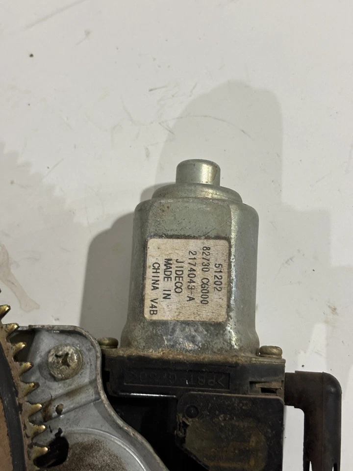 2006 2007 2008 INFINITI FX35 FX45 REAR RIGHT DOOR WINDOW REGULATOR W/ MOTOR ASSY - Image 4 of 4