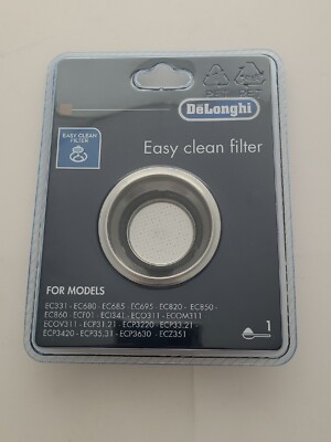 Delonghi EC680 Dedica DLSC400 Espresso Kaffeemaschine Easy Clean 1 Tasse Filter