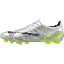 MIZUNO Alpha II ELITE P1GA2562 09 White Black Iridescent 2E Soccer Cleats
