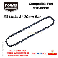 Mac Allister  Pole Saw - MPS750S-2 Chainsaw Chain 20cm 8" 33 Links FAST POST