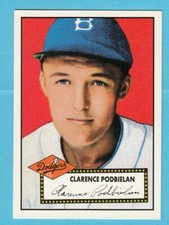 1952 Topps Baseball Reprint # 188 Bud Podbielan -- Brooklyn Dodgers -- Box 733
