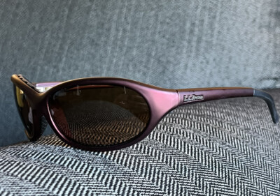 L.L.Bean Polarized Sunglasses NEW Matte Maroon/ with Brown Lenses AW44