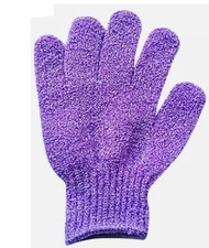 Exfoliating Spa Bath Gloves 6 pr Purple NEW