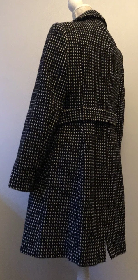 Principles Fitted Double Breasted Wool Coat UK 14 - Image 4 of 4