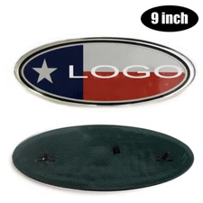 1x 9inch Texas Star Flag Front Tailgate Emblem for F150 250 350 Edge Explorer