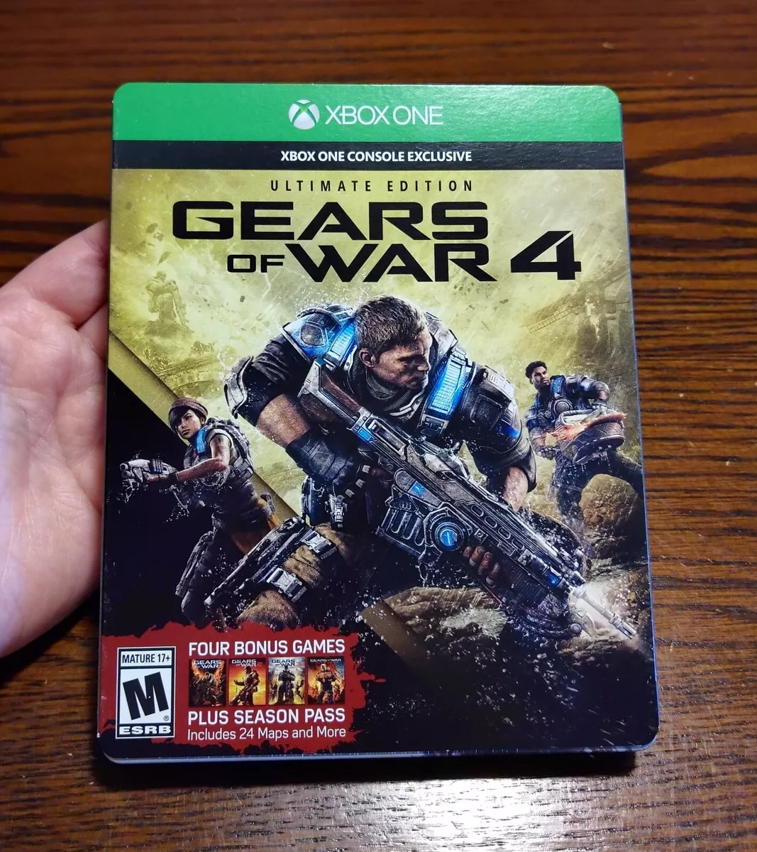 Gears of War 4: Ultimate Edition Xbox One steelbook Brand new and sealed  889842118698