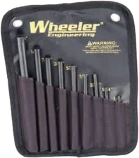 Wheeler Engineering Roll Pin Starter Punch Set for Gunsmithing